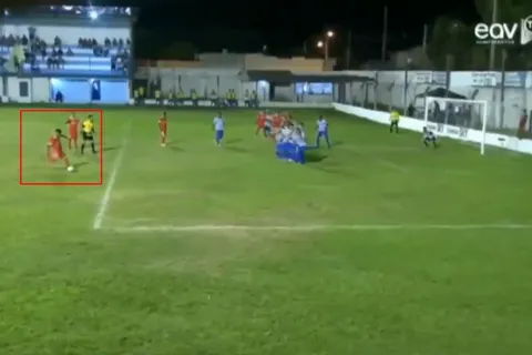El golazo de tiro libre de Marcelo Saraiva