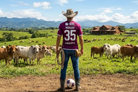 El ex Saprissa que ahora es ganadero.