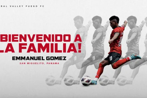Oficial: Emmanuel Gómez ficha por el Central Valley Fuego FC