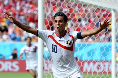 Bryan Ruiz, capitán y gran figura de Costa Rica en el Mundial 2014.