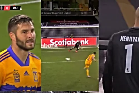 El gesto de André-Pierre Gignac a Edrick Menjívar que no le gustó al hondureño