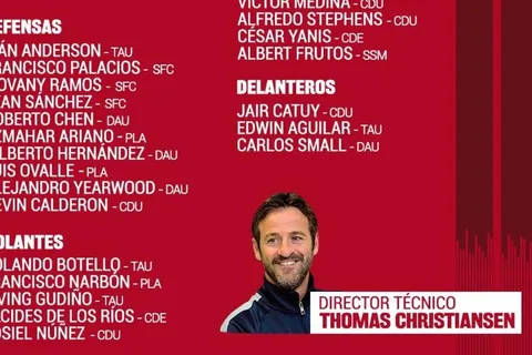 Christiansen da su primera convocatoria como entrenador de Panamá