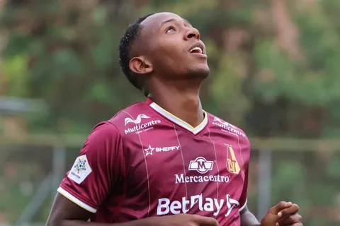 Brayan Gil marcó en la victoria de Tachira contra Envigado. (Foto: Deportivo Tachiera)