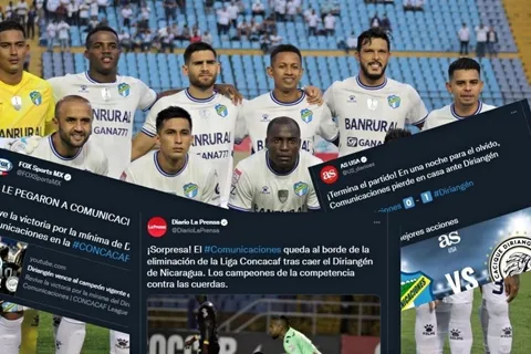 Liga Concacaf: prensa internacional reaccionó tras la derrota de Comunicaciones ante Diriangén