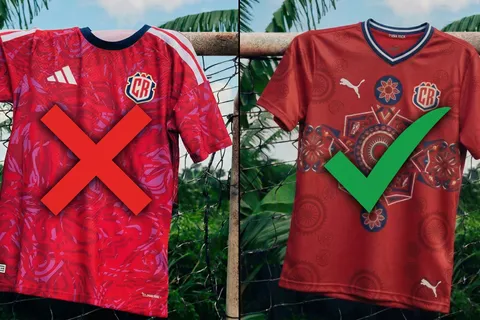 Puma, Umbro o Joma: así podría ser la camiseta de Costa Rica si Fedefútbol rompe con Adidas