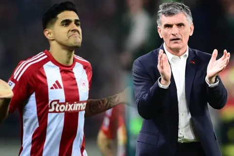 Mendilibar recula: el elogio a Luis Palma tras su primer gol con Olympiacos