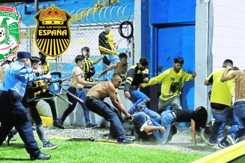 La policía cataloga de alto riesgo el Real España vs Marathón