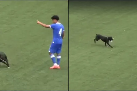 Momento insólito: Un protagonista inesperado se robó el show en el partido de Guatemala vs El Salvador de los Juegos Centroamericanos