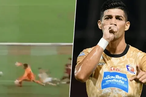 Nelson Bonilla marcó su primer tanto con el Port FC en esta temporada [VIDEO]