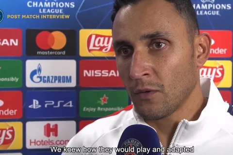 Palabras de humildad de Keylor tras atajar penal que salvó a PSG en Champions