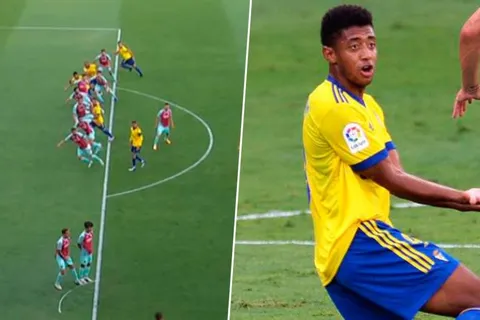 El VAR le anula mal un gol al Cádiz por supuesto offside de Anthony Lozano [VIDEO]