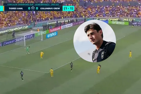 ¿Y Nicholas Hagen? Arquero del Columbus Crew cometió un insólito blooper en Concachampions (VIDEO)
