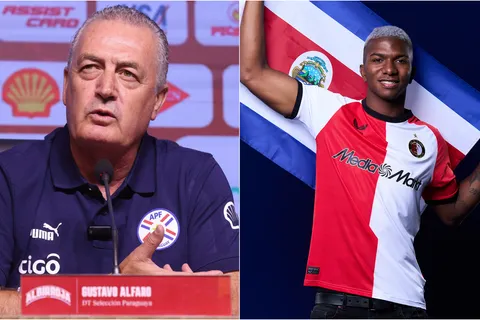 Gustavo Alfaro sorprende al hablar de Jeyland Mitchell en su presentación como DT de Paraguay