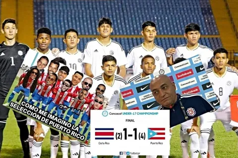 Los memes castigaron a Costa Rica tras el fracaso en el Premundial Sub-17