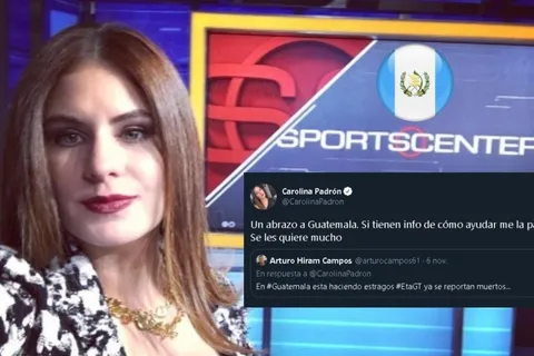 Carolina Padrón ofreció ayuda a Guatemala debido al huracán Eta
