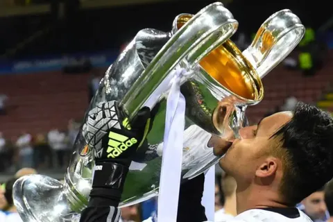 Keylor Navas celebró el triunfo del Real Madrid en la Champions League por una razón muy especial