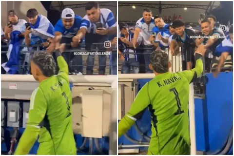 El gran gesto de Keylor Navas con los aficionados de Honduras [VIDEO]
