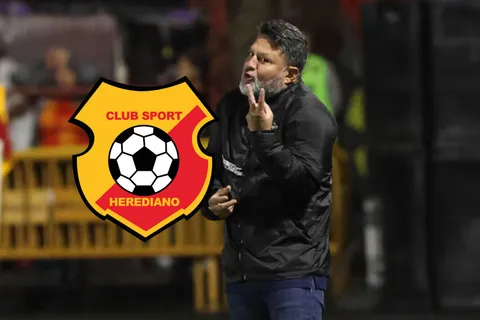 Jafet Soto durante el partido de Herediano ante Puntarenas.
