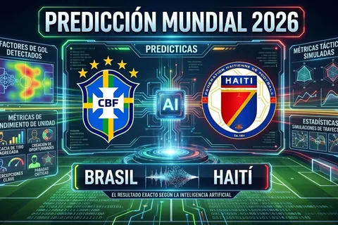 Predicción Mundial 2026: el resultado exacto de Brasil vs. Haití según la IA, con goleadores y estadísticas