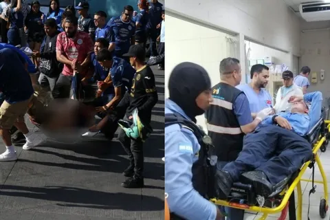 Motagua vs. Olimpia se jugó: a pesar de la batalla campal entre aficionados y policía