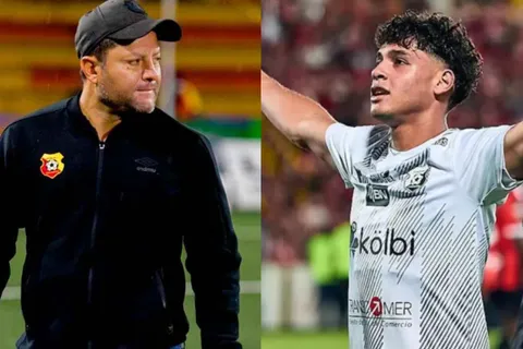 Jafet Soto y Andy Rojas en Herediano.