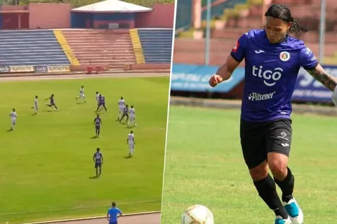 Gullit Peña marca un golazo en su primer amistoso con FAS [VIDEO]