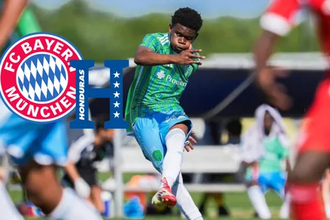 El hondureño Cristopher Batiz sorprende al Bayern Múnich y toda Honduras está atenta a lo que hizo