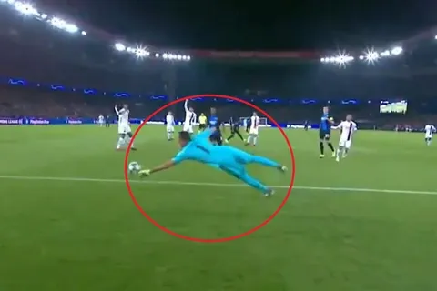 La doble atajada que auguró que Keylor Navas sería la figura del partido