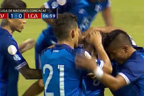 Sin despeinarse, El Salvador arrasó con Santa Lucía y arrancó firme en Liga Concacaf