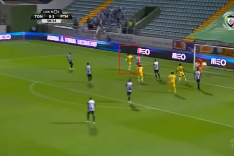 El casi gol de Jonathan Rubio con Tondela