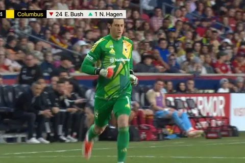 ¡Histórico! Nicholas Hagen debuta con el Columbus Crew en la MLS