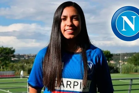 ¡Futbolista guatemalteca firma con el Nápoli!