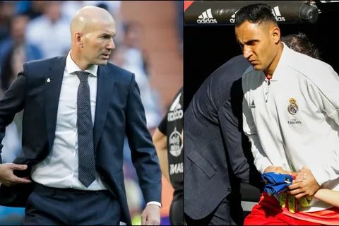 "Zidane defiende a Keylor con uñas y dientes"