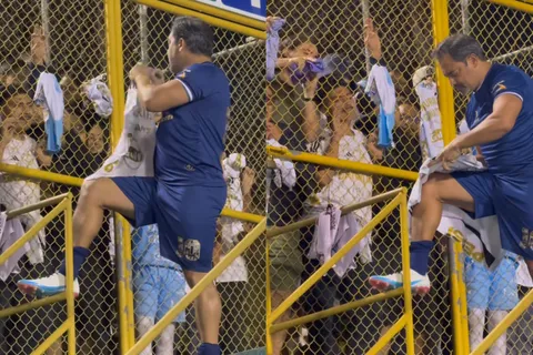 El Pescado Ruiz causa sensación en los aficionados de Comunicaciones en la despedida del Moyo Contreras