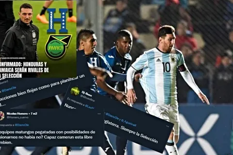 En Argentina menosprecian a Honduras como rival en la previa de Qatar 2022