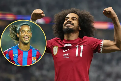Quién es Akram Afif, el “mago” qatarí de peinado afro que comparan con Ronaldinho