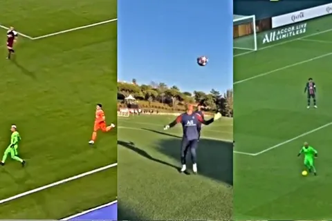 Keylor Navas y su habilidad de jugar con los pies en el PSG [VIDEO]