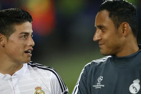 Keylor se reencontró con James e hizo estallar las redes sociales