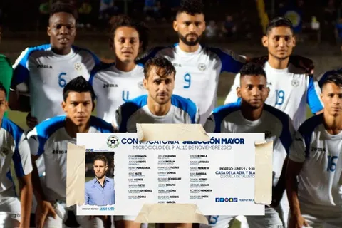 Nicaragua confirma convocatoria con legionarios en la lista