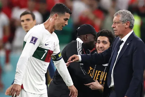 Fernando Santos no se arrepiente de haber dejado en el banco a Cristiano Ronaldo