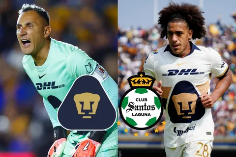 Juegan Keylor Navas y Carrasquilla: a qué hora y cómo ver Pumas vs. Santos Laguna por la Liga MX