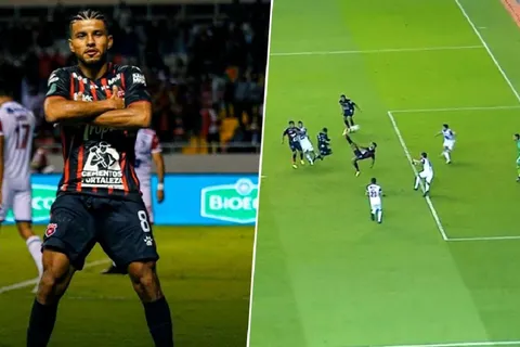 El gol de Johan Venegas para Alajuelense que podría pelear el Puskas
