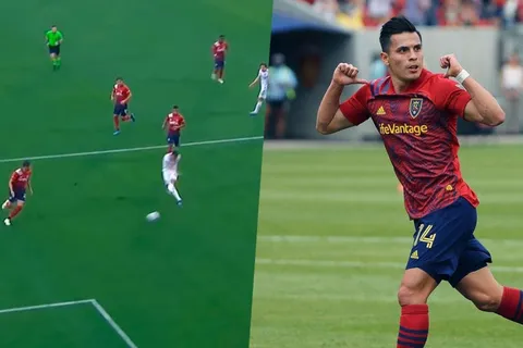 Rubio Rubín marca golazo para el Real Salt Lake [VIDEO]