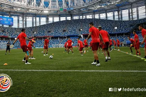 La Sele reconoció el estadio de Nizhny Novgorod