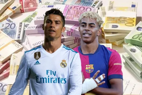 Cristiano-Ronaldo-Real-Madrid-Lamine-Yamal-FC-Barcelona-Euros