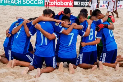 Eliminatorias Concacaf al Mundial de Fútbol Playa: El Salvador goleó 9-2 a Trinidad y Tobago y avanza a semifinales