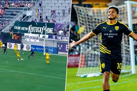 Amando Moreno sigue de racha goleadora y volvió anotar para New Mexico United [VIDEO]
