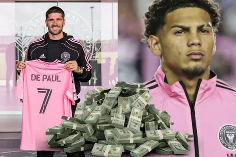 Mientras David Ruiz gana 106 mil dólares relegado a la suplencia, este es el salario de Rodrigo De Paul como figura del Inter Miami
