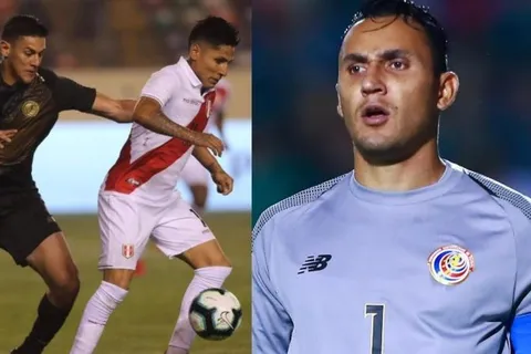 Costa Rica pierde en la misma noche ante Perú y a Keylor Navas