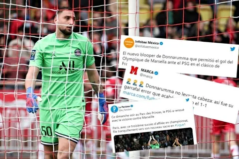 Medios internacionales destrozan a Gianluigi Donnarumma por sus actuaciones con PSG